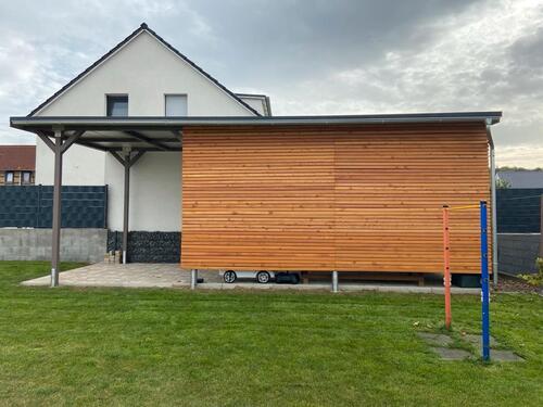 Foto - Carport für Wohnwagen Wohnmobil zum Abbau