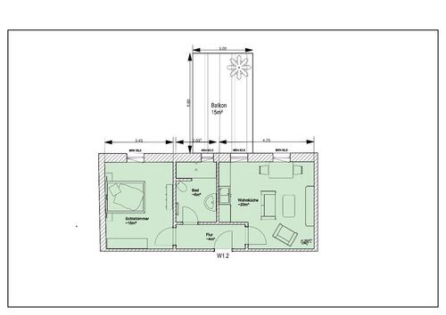 Foto - 2 Zimmer Etagenwohnung in Ostritz