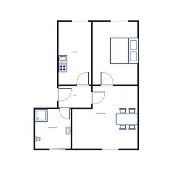 Foto - 2 Zimmer Etagenwohnung zur Miete in Kassel