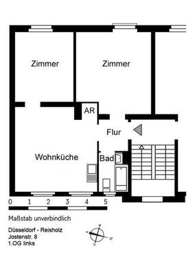 Foto - 2 Zimmer Etagenwohnung zur Miete in Düsseldorf