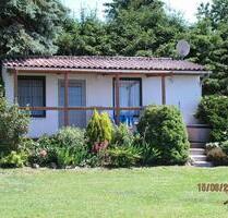 Ferienbungalow in MV bei Pinnow – Natur, Baden & Angeln – 2 Pers