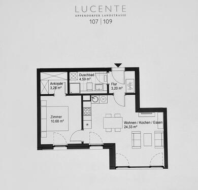 Foto - 2 Zimmer Etagenwohnung zur Miete in Hamburg