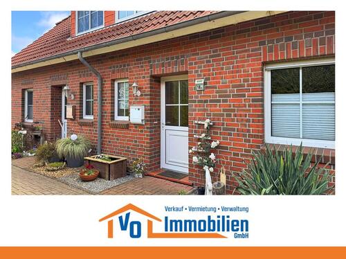 Foto - Gepflegtes Reihenmittelhaus mit Einbauküche & Terrasse in ruhiger Siedlungslage von Großefehn