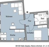 Eine wie Keine! - 560,00 EUR Kaltmiete, in Halle (Saale) (PLZ: 06108)