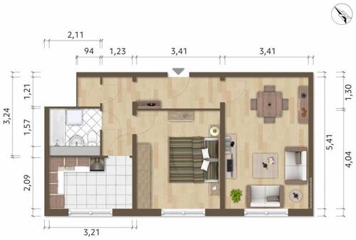 Foto - Etagenwohnung zur Miete in Hoyerswerda