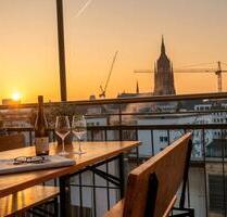 Unikat-Penthouse Innenstadt 91qm, Domblick, Kamin, provisionsfrei - Frankfurt am Main