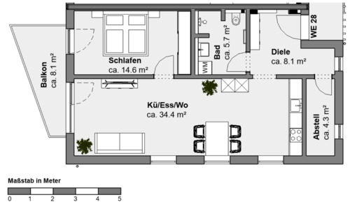 Foto - Etagenwohnung in Vilsbiburg zur Miete