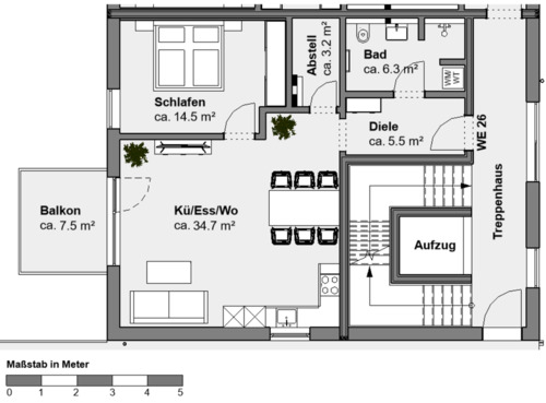 Foto - Etagenwohnung in Vilsbiburg zur Miete