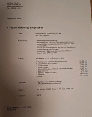 Foto - 4 Zimmer Raum Wohnung Erdgeschoß