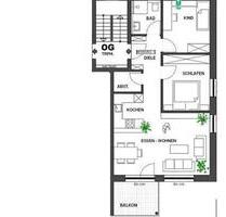 Neubau**Helle exclusive 3-Zi-Wohnung, KFW40 Plus, Süd -Balkon Erstbezug '22, geringe Nebenkosten - Deggingen