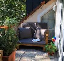 Möblierte 3-Zi. 113 m² – Süd-Loggia+Garten+Carport - 12 Monate - Buckenhof