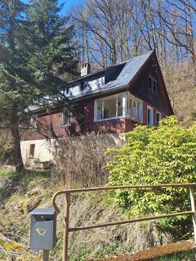 Foto - histor. Mühle mit kleinem Wasserkraftwerk