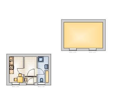 Foto - 1 Raumwohnung in zentraler Lage von BTF mit EBK