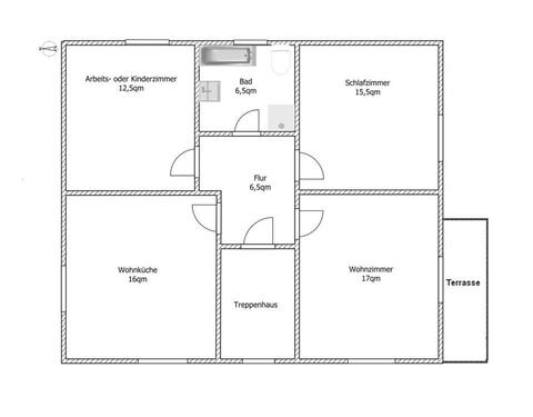Foto - 3 Zimmer Erdgeschoßwohnung zur Miete in Vöhringen