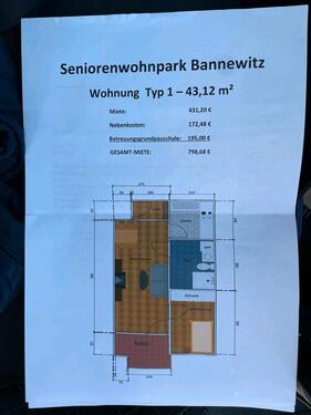 Foto - 2-Raum-Wohnung im Betreuten Wohnen in 01728 Bannewitz