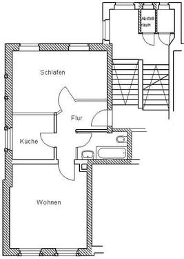 Foto - 2 Zimmer Etagenwohnung zur Miete in Plauen
