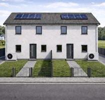 Berlin & Potsdam in Reichweite - Ankommen und Wohlfühlen: Moderne Neubau-DHH mit PV und Home-Office - Ludwigsfelde