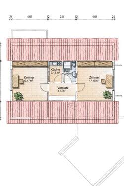 Foto - Gemütliche 2-Zimmer-Wohnung im Dachgeschoss – 35 m² in Wüstenrot