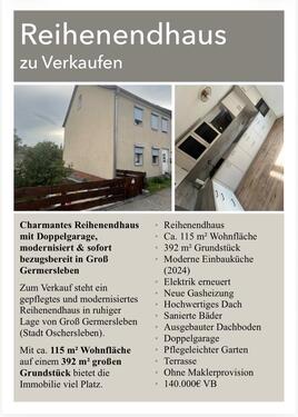 Foto - Reihenendhaus in Groß Germersleben