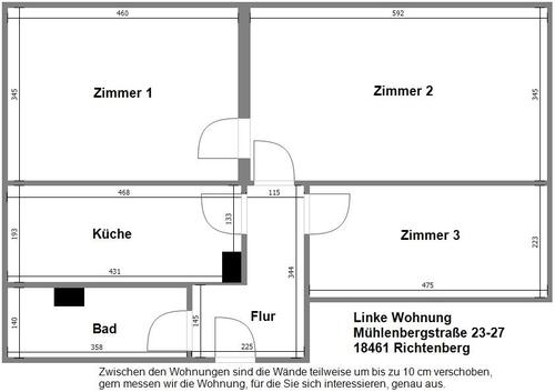 Foto - Etagenwohnung zur Miete in Franzburg