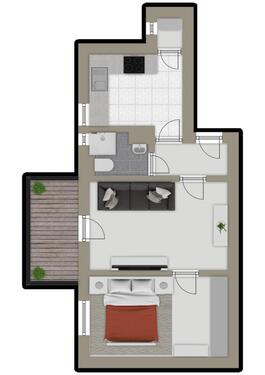 Foto - 2.5 Zimmer Etagenwohnung zur Miete in Dortmund