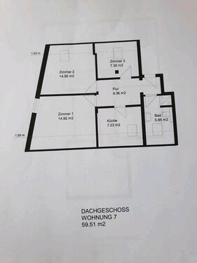 Foto - Dachgeschoßwohnung in Twistringen zur Miete