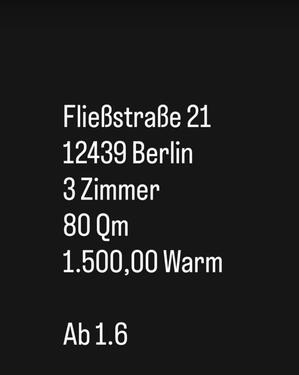 Foto - Berlin treptow köpenick 3 Zimmer Wohnung ( Ablösesumme )