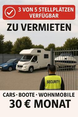 Foto - Stellplatz Segelflugzeug Boot Wohnmobil Wohnwagen Brandenburg