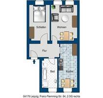 frisch renovierte 2 Zimmer Wohnung in Leipzig Leutzsch