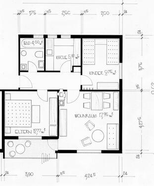 Foto - Gemütliche 3-Zimmer-Wohnung mit Einbauküche