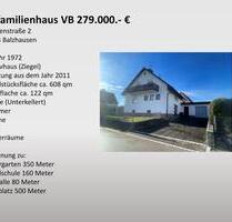Einfamilienhaus - Ideal für die junge Familie (Provisionsfrei) - Balzhausen