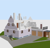 Einfamilienhaus 902qm Grund & 130qm Wohnfläche - Burgoberbach