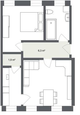Foto - 2 Raum Wohnung mit Pflegedienstgarantie & Betreuung bei Bedarf!!