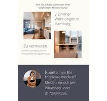 2 Zimmer Wohnung in Hamburg - 1.203,00&nbsp;EUR Kaltmiete, ca.&nbsp; 55,00&nbsp;m&sup2; in Hamburg (PLZ: 22045) Wandsbek