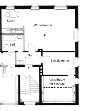 Foto - 2-Raum-Wohnung zentrumsnah ab 01.02.2026