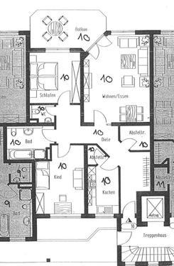 Foto - 3-Zimmer-Wohnung mit Balkon und Tiefgarage in Koblenz-Rauental