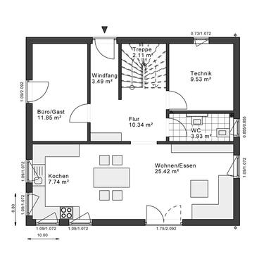 Foto - 4 Zimmer Einfamilienhaus zur Miete in Ostercappeln