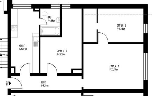 Foto - 3 Raum ab 15.02.2026 Leipzig Miltitz