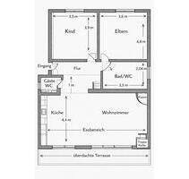 Drei Zimmer Wohnung zum Vermieten - Kirchberg (Hunsrück)