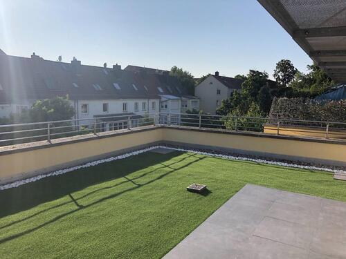 Foto - Exklusive 1-Zimmerwohnung mit großer Dachterrasse + EBK