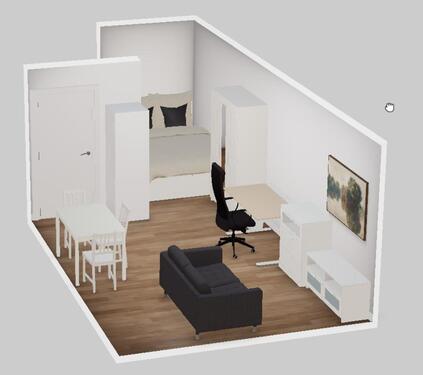 Foto - Möblierte 1-Zimmer-Whg. - Erstbezug n. Sanierung - Top ÖPNV