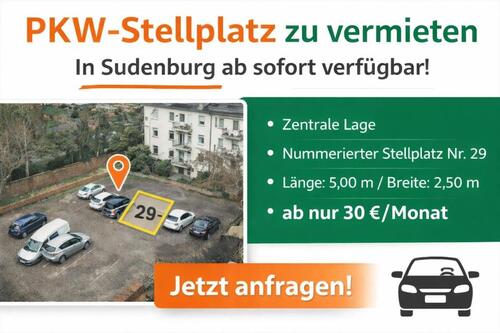 Foto - PKW-Stellplatz in Braunschweiger Str. MD zu vermieten