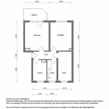 Foto - 3 Zimmer Etagenwohnung in Zwickau