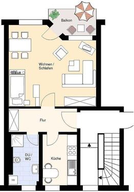 Foto - 1 Zimmer Etagenwohnung zur Miete in Halberstadt