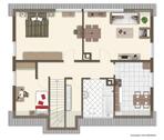 Foto - 3 Zimmer Dachgeschoßwohnung zur Miete in Rottweil