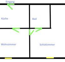 Wohnung 2Z, Kü, Bad, in Selb nähe Ludwigsmühle