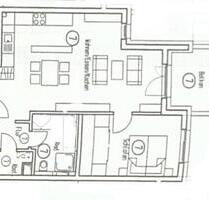 Exklusive 2-Zimmer-Wohnung Toplage Darmstadt Teilmöbiliert
