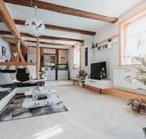 4-Raum-Wohnung im Zentrum Großbodungens, Innenhof mit Garten - Sonnenstein