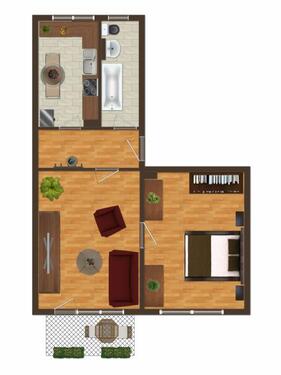 Foto - 2 Zimmer Etagenwohnung in Prenzlau