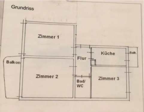 Foto - 3 Zimmer Etagenwohnung zur Miete in Karlsruhe